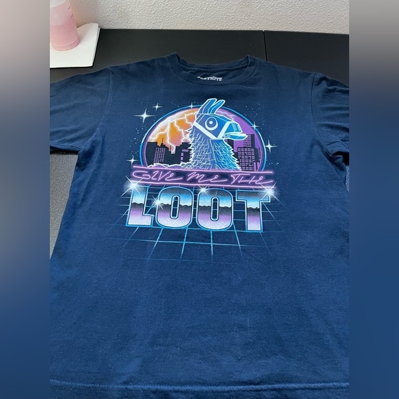 Fortnite Other - JUNIORS Fortnite t shirt - gamer, gaming, llama, piñata, loot